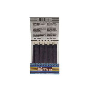 20 Stick Matchbook (Black Ink on Assorted Vivid Colors)