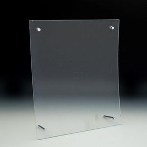 Clear Curved Euro-Style Print Holder (8.5"x11")