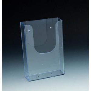 Wall Mount Brochure Holder for Trifold Literature (Up to 4