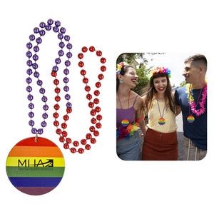 Rainbow Medallion Beads