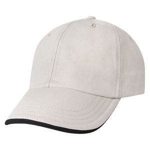 Union Made Stock Unstructured Dad Cap w/Sandwich Visor