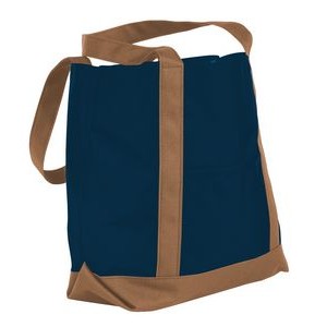 Reinforced Dyed Duck Canvas Boat Tote (13