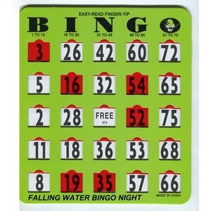 Bingo Cards (Easy Read) New! Easy to use - Non Jamming Design at Lower Prices.