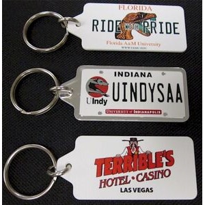 License Plate Key Rings
