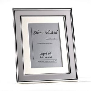Silver Picture Frame (5"x7") (w/ Matting)