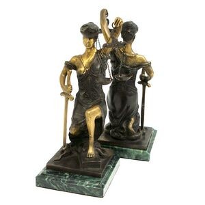 Lady Justice Bookend