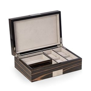 Lacquered Storage Box - "Ebony" Wood