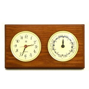 Time & Tide Clock - Oak