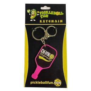 Pickleball Keychain Pink