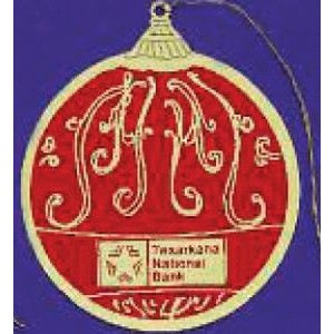 Brass Lacquered Disc Ornament