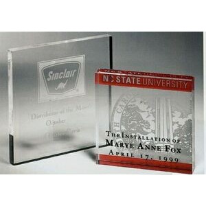 Square Paperweight Award (4"x4"x3/4")