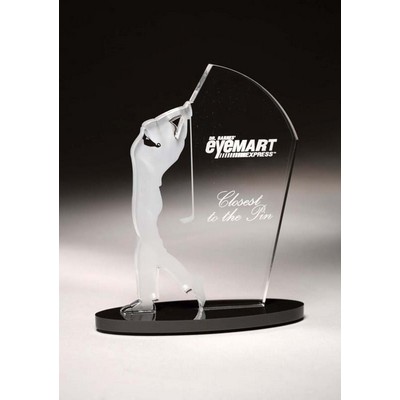 Male Golfer Sporting Silhouette Award (9")