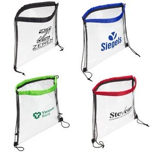 Clear Bag with Drawstring 