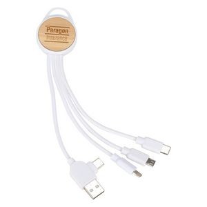 Bamboo 3-in-1 6" Charging Cable