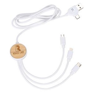 Bamboo 3-in-1 39" Charging Cable