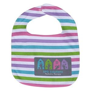 Silk Touch Baby Bib 10" x 13" 360GSM Poly/Cotton - Full Color