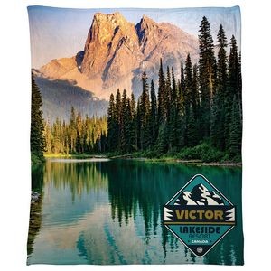 Silk Touch Sherpa Blanket 50" x 60" 420GSM - Full Color
