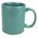 11 Oz. Aqua Blue Classic C-Handle Mug