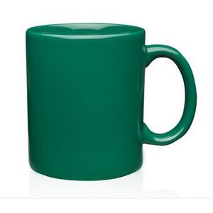 11 Oz. Green Classic C-Handle Mug