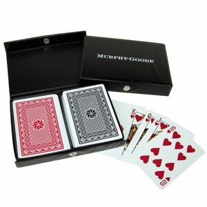 100% Plastic Playing Cards in Imprinted Case