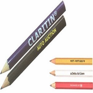 Custom-Imprinted Game Pencil/ Round