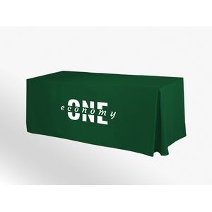 5' Fitted Table Cover - 1 Color Heat Transfer