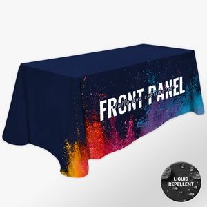 8' Table Throw, Liquid Repellent - Full Color Front Panel