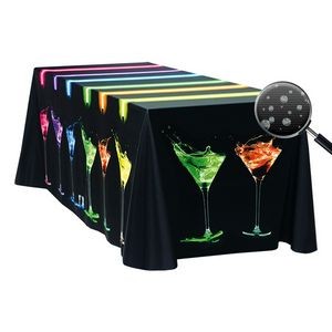 Liquid Repellent 6' Table Throw Cover - Fully Dye Sublimated