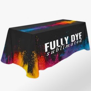 6' Fully Dye Sublimated Seamless Poly Throw Table Cover