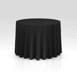 Non-Printed 90" Round Table Throw Cover