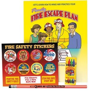 Family Fire Escape Plan Grades 3-4 Fire Safety Educational Activity Pack