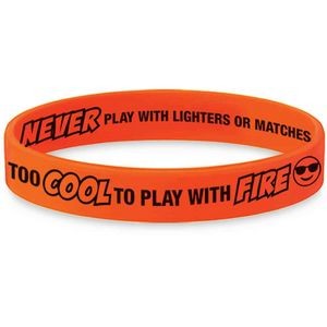 Too Cool To Play With Fire Mood-Changing Silicone Bracelet