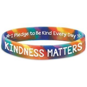 Kindness Matters 2-Sided Silicone Bracelet (Pack of 25)