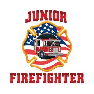 Junior Firefighter With Truck Temporary Tattoos (Pack of 100)