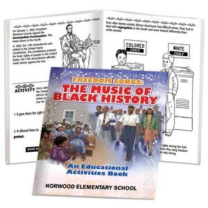 Freedom Songs: The Music Of Black History Educational Activities Book - Personalized