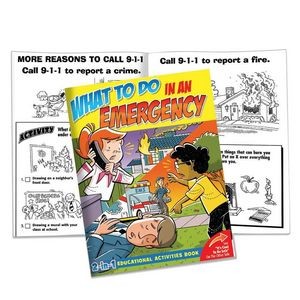 What To Do In An Emergency/It's Cool To Be Safe 2-in-1 Educational Activities Flipbook - Personalize