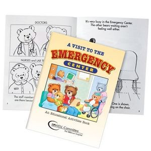 A Visit To The Emergency Center Educational Activities Book Teddy Bear Edition English - Personalize