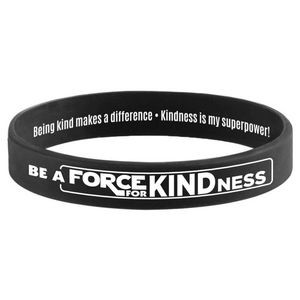 Be A Force For Kindness 2-Sided Silicone Bracelet