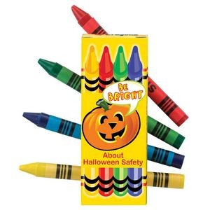 Non-Toxic Crayons with Halloween Sleeve