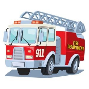 Fire Truck Temporary Tattoos (Pack of 100)