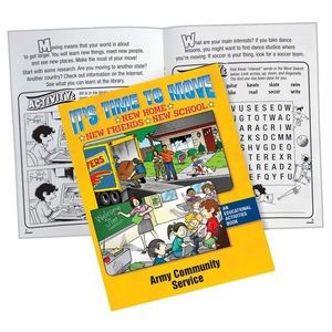 It's Time To Move Educational Activities Book - Personalized