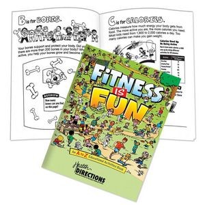 Fitness is Fun: An A to Z Educational Activities Book - Personalized
