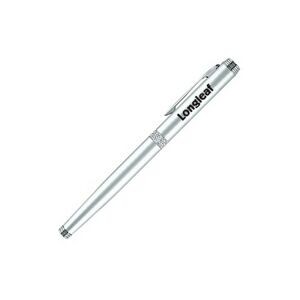 Orion Aluminum Rollerball Pen w/Diamond Cut Middle Ring (Silkscreen)