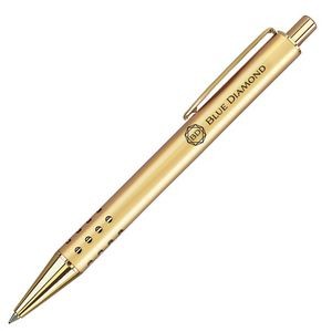 Accalia Ballpoint Pen w/Dot Grip - Gold
