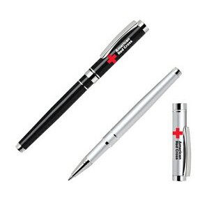 Henry Aluminum Rollerball Pen w/Chrome Accents