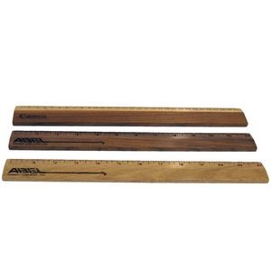 Wooden Ruler w/12" Scale