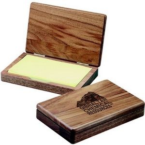 Wood Note Box w/Paper