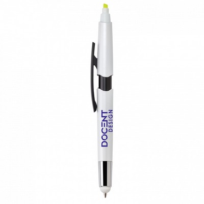 Nori 3-In-1 Ballpoint Pen/Highlighter/Stylus