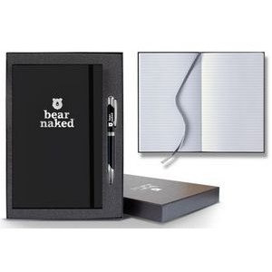 Castelli Matra Banded Medio Lined White Page Journal Gift Set