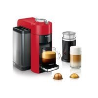 De'Longhi Nespresso Vertuo Red Coffee and Espresso Machine w/Aeroccino